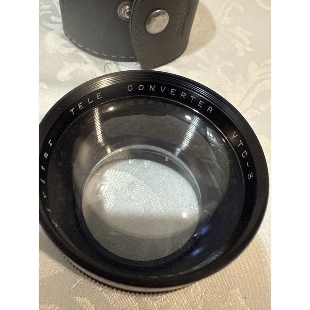 Vivitar Automatic Tele Converter Model 2035 Focusing Camera Lens With Cover